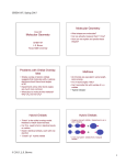 Molecular Geometry Molecular Geometry Problems with