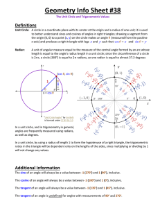 Geometry Info Sheet #38
