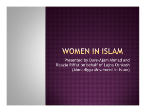 Women in Islam