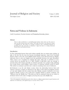 Journal of Religion and Society