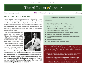 Al Islam eGazette October 2008