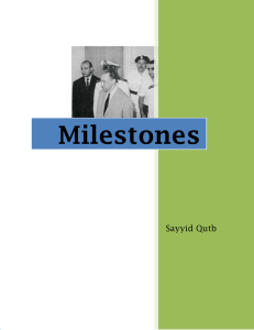 Milestones - Studies in Islam and the Middle East journal