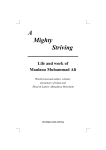 A Mighty Striving: Biography of Maulana Muhammad Ali — www