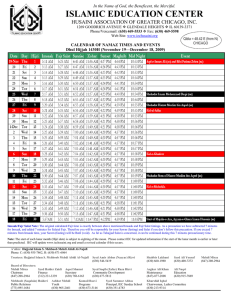 IEC Calendar Letterhead