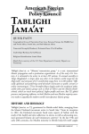 the Tablighi Jama`at full report