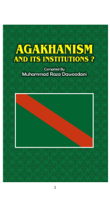 AgaKhanism and Its Institutions by Muhammad
