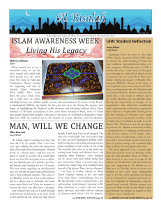 April 2013 Issue - Muslim Students` Association