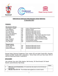 Renaissance Group Minutes 11th November 2015