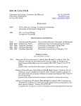 Eric`s CV - Institute on the Environment
