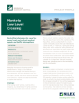 Mankota Low Level Crossing Project Profile