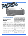 a state of the art power amplifier at an affordable price