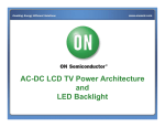 AC-DC LCD TV Power Architecture and LED Backlight