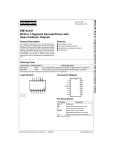 DM74LS47 BCD to 7-Segment Decoder/Driver with Open