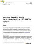 AN2880: Using the Backdoor Access Capability to Unsecure