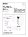 QRD1113, QRD1114 Reflective Object Sensor