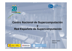Centro Nacional de Supercomputación y Red Española de
