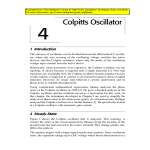 4. Colpitts Oscillator - The Designer`s Guide Community