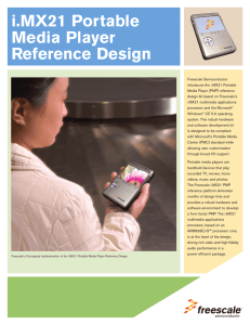 i.MX21 Portable Media Player Reference Design