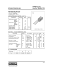 Bc556/557/558/559/560 PNP Epitaxial Silicon Transistor