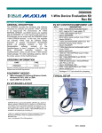 DS9090K 1-Wire Device Evaluation Kit Rev B4