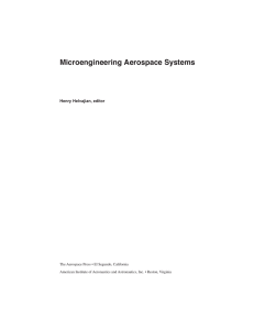 Microengineering Aerospace Systems