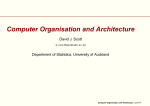 Computer Organisation and Architecture