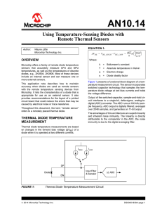 Using Temperature-Sensing Diodes with Remote