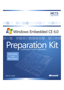 Windows Embedded CE 6.0 MCTS Exam Preparation Kit