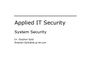 Applied IT Security