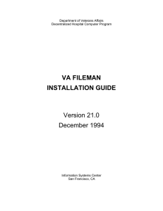 FM V21.0 Install Guide