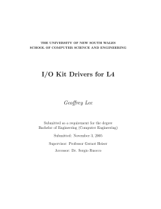 I/O Kit Drivers for L4