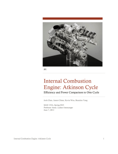 Internal Combustion Engine: Atkinson Cycle