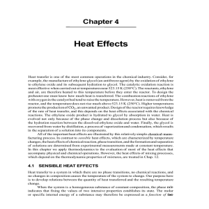 Heat Effects - Association of Chemical Engineering Students