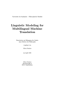 Linguistic Modeling for Multilingual Machine Translation