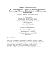 A Computational Theory of Human Linguistic - TedLab