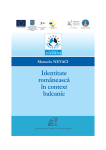 Identitate românească în context balcanic