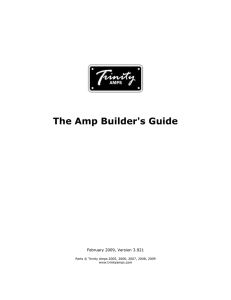 Amp Builder`s Guide