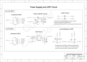 Power Suppply and UART Circuit