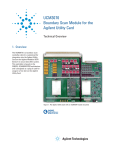 UCM3070 Boundary Scan Module for the Agilent Utility Card