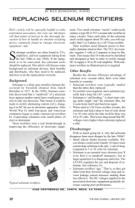 replacing selenium rectifiers