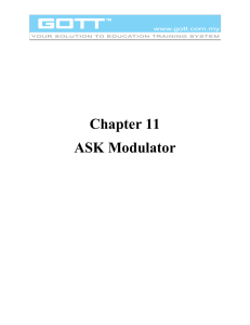Chapter 11 ASK Modulator