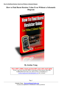 How to Find Burnt Resistor Value Even Without a Schematic