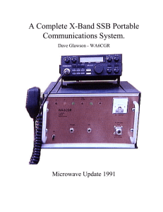 X-Band Portable System PM6.5 - Ham