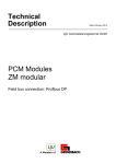 Technical Description PCM Modules ZM modular