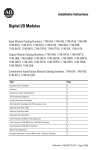 1746-IN027C-EN-P Digital I/O Modules Installation Instructions