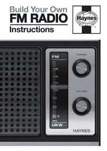 Haynes Retro Radio Instruction Manual