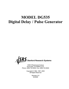 DG535 manual