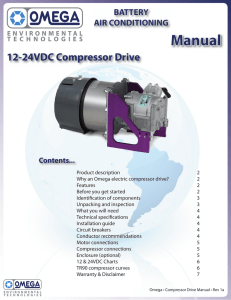 12-24VDC Compressor Drive - Omega