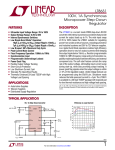 LT8631 - 100V, 1A Synchronous Micropower