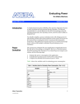 AN 74: Evaluating Power for Altera Devices